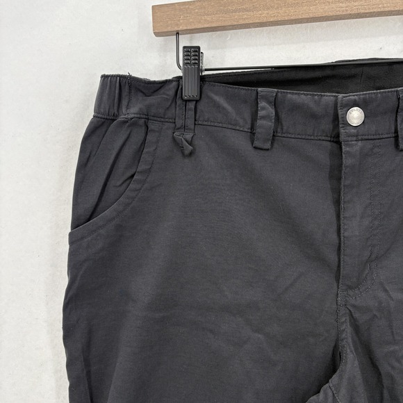 Duluth Flex Dry on the Fly Convertible Bootcut Pants Womens 18 Black Stretch - Picture 3 of 14